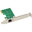 InLine® Gigabit netwerkkaart, 1x RJ45 1Gb/s, PCIe x1, incl. low-profile