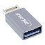 InLine® USB 3.2 adapter, interne USB-E frontpaneelplug naar USB-A female