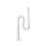InLine® Flexibele kabelgoot voor in hoogte verstelbare tafels, wit