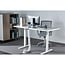 InLine® Flexibele kabelgoot voor in hoogte verstelbare tafels, wit