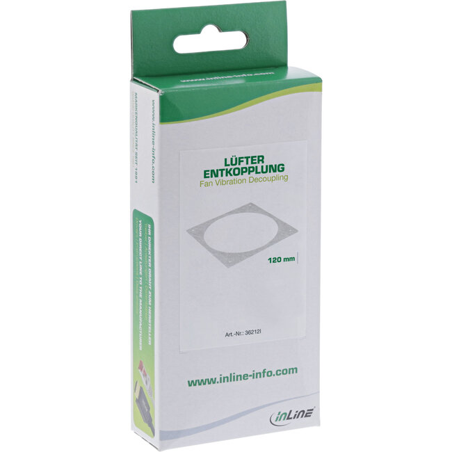 InLine® Ontkoppelaar voor ventilators, voor 120mm ventilators