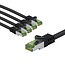 Goobay GHMT-certified CAT 8.1 Patch Cord, S/FTP, 2 m, grey, Set of 5