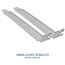 2-pack InLine® Geperforeerde slotafdekplaten, zilver