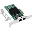 InLine® Dual Gigabit netwerkkaart, 2x RJ45 1 Gb/s, PCIe x4, incl. laagprofiel