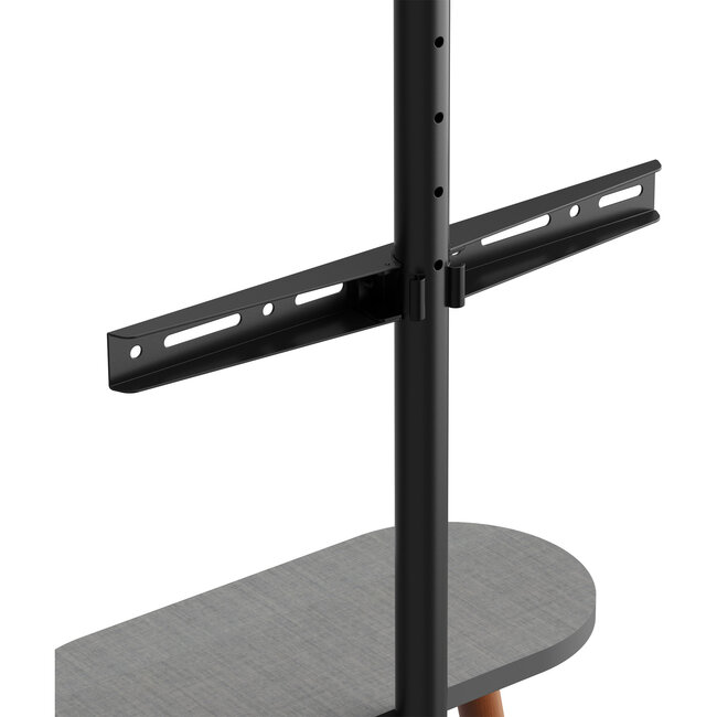 InLine® woodstand II, TV-standaard met plank, voor TV 43"-65" (110-165 cm)