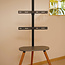 InLine® woodstand II, TV-standaard met plank, voor TV 43"-65" (110-165 cm)