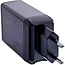 InLine® 3-poorts TravelCharge, 65W USB-voeding, 2x USB-C, 1x USB-A, EU/UK/USA