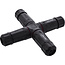 InLine® Voedingskabel koppelaar, IP68, 3-polig, 4-weg, M20, zwart