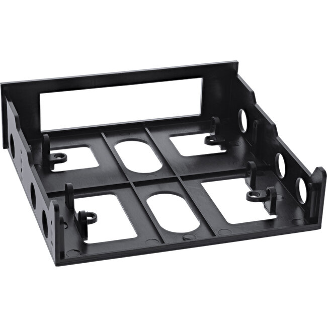 InLine® Floppy montageframe met schroeven, zwart