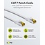 Goobay RJ45 Patch Cord CAT 6A S/FTP (PiMF), 500 MHz, with CAT 7 Raw Cable, 1 m, white, Set of 5