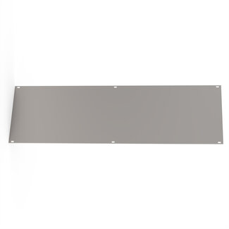 Schroff SCHROFF Frontpaneel, U-profiel, Refrofit afscherming, 3 HE, 84 HE, 2,5 mm, Al, voorzijde geanodiseerd, achterzijde geleidend