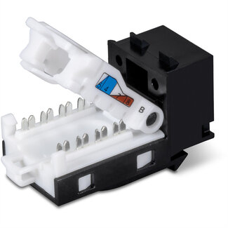 Trendnet TRENDnet TC-K25C6BK Cat.6 RJ-45 Keystone, 25 stuks zwart, zwart