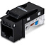 TRENDnet TC-K25C6BK Cat.6 RJ-45 Keystone, 25 stuks zwart, zwart