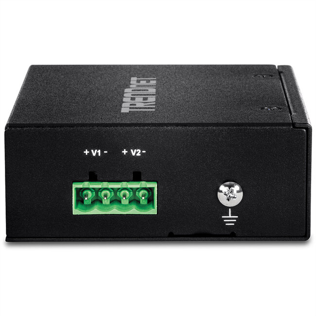 TRENDnet TI-E50 Industriële Fast Ethernet DIN-railschakelaar 5-poorts