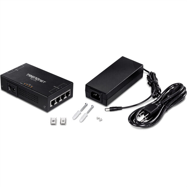 TRENDnet TPE-147GI 65W PoE+ Injector 4-Poorts Gigabit