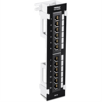 Trendnet TRENDnet TC-P12C6V Patchpaneel, 12-poorts wandmontage Cat.6 niet afgeschermd