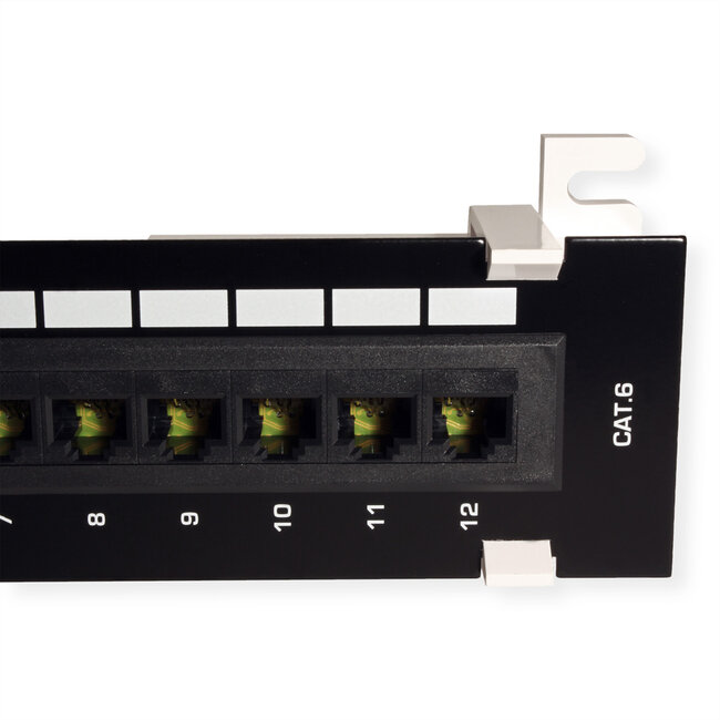 TRENDnet TC-P12C6V Patchpaneel, 12-poorts wandmontage Cat.6 niet afgeschermd