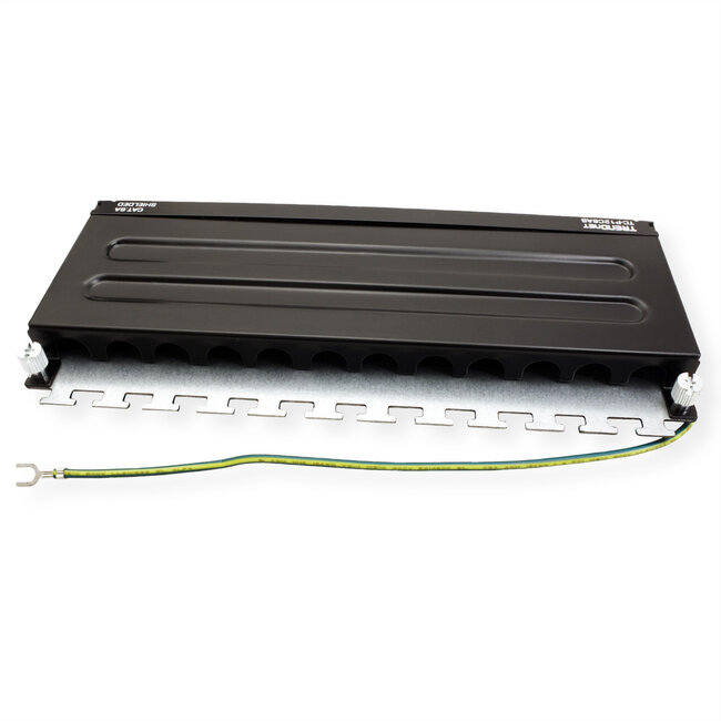 TRENDnet TC-P12C6AS Patchpaneel, 12-poorts Cat.6a afgeschermd voor wandmontage
