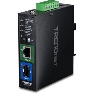 Trendnet TRENDnet TI-UF11SFP Intern 1000Mbit/s Zwart netwerk media converter