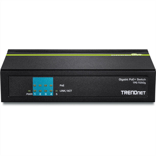 TRENDnet TPE-TG50g 5-Poorts Gigabit PoE+ Switch