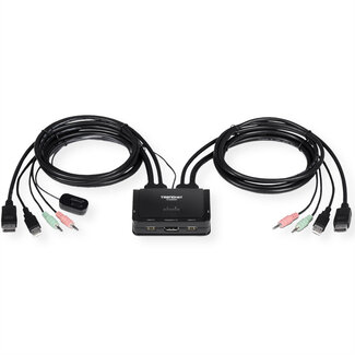 Trendnet TRENDnet TK-220DPi KVM Switch, 2-poorts 4K DisplayPort