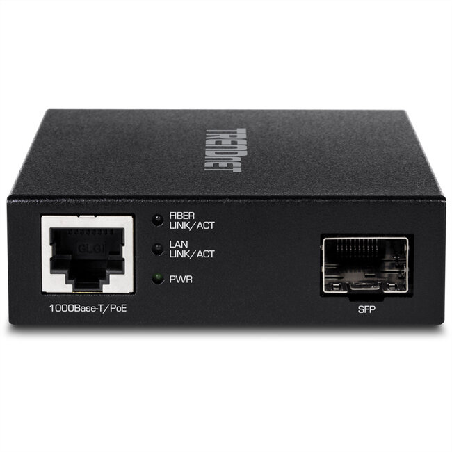 TRENDnet TFC-PGSFP Media Converter SFP PoE voeding