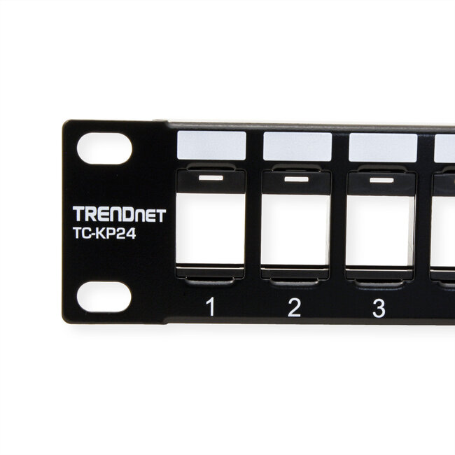 TRENDnet TC-KP24 patchpaneel , 24-poorts zonder keystone 1HE