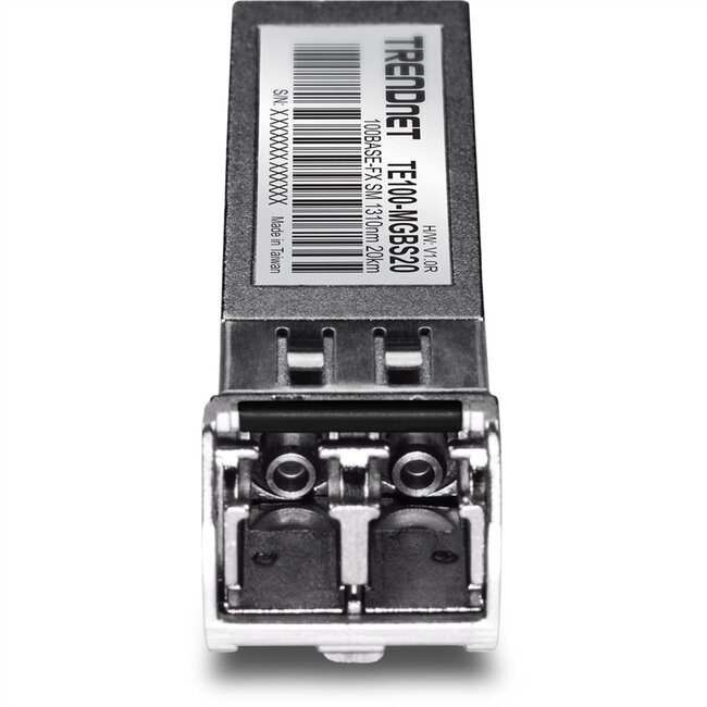 TRENDnet TE100-MGBS20 Mini-GBIC Module Single-Mode 100-Base-LX LC (20KM)
