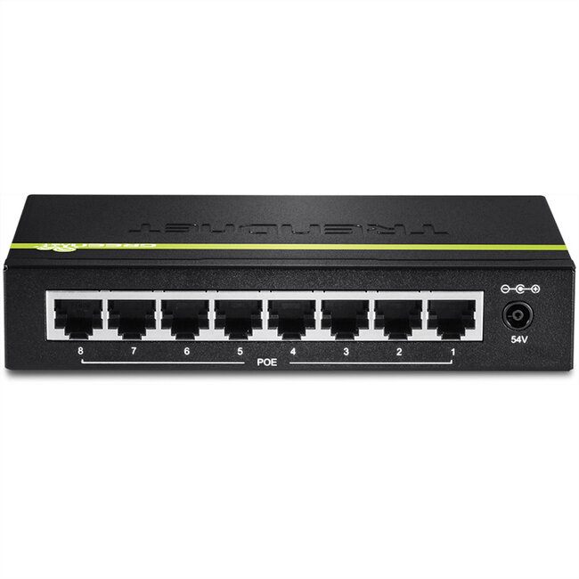 TRENDnet TPE-TG80g 8-Poorts PoE Switch GREENnet Gigabit