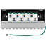 TRENDnet TC-P08C6AS Patchpaneel , 8-poorts Cat.6A afgeschermd voor wandmontage