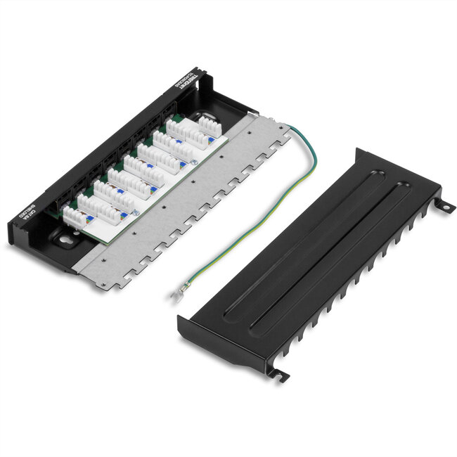 TRENDnet TC-P08C6AS Patchpaneel , 8-poorts Cat.6A afgeschermd voor wandmontage