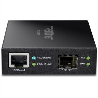 Trendnet TRENDnet TFC-10GSFP mediaconverter, 10GBASE-T naar SFP+ glasvezel