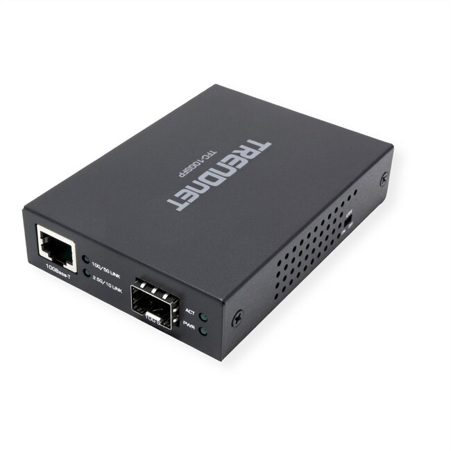 TRENDnet TFC-10GSFP mediaconverter, 10GBASE-T naar SFP+ glasvezel