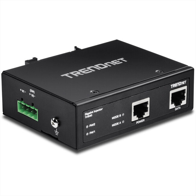 TRENDnet TI-IG30 Geharde industriële Gigabit PoE+ injector