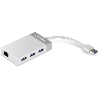 Trendnet TRENDnet TU3-ETGH3 USB 3.0 naar Gigabit-adapter + USB-hub