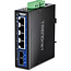 TRENDnet TI-G51SC 5-poorts Gigabit Switch Industriële DIN-rail met MM SC-poort