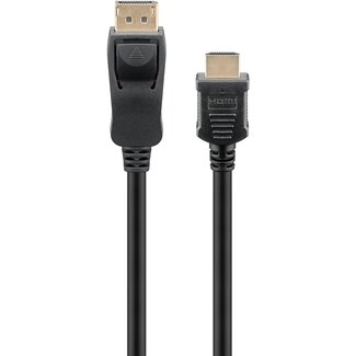 Goobay DisplayPort - HDMI kabel | 4K 60Hz | CCA | 5 meter