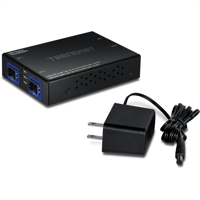 TRENDnet TFC-G22SFP 4-Port Switch Gigabit mit SFP Ports