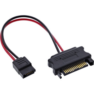 InLine InLine® SATA-voedingsadapterkabel, SATA-bus naar SlimSATA-stekker, 0,15 m