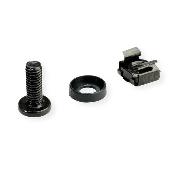 ROLINE Montagemateriaal voor 19 "componenten, M6, 50x, zwart
