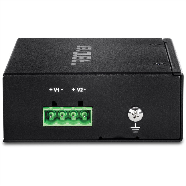 TRENDnet TI-PE50 DIN-rail switch 5-poorts industrieel Fast Ethernet PoE+