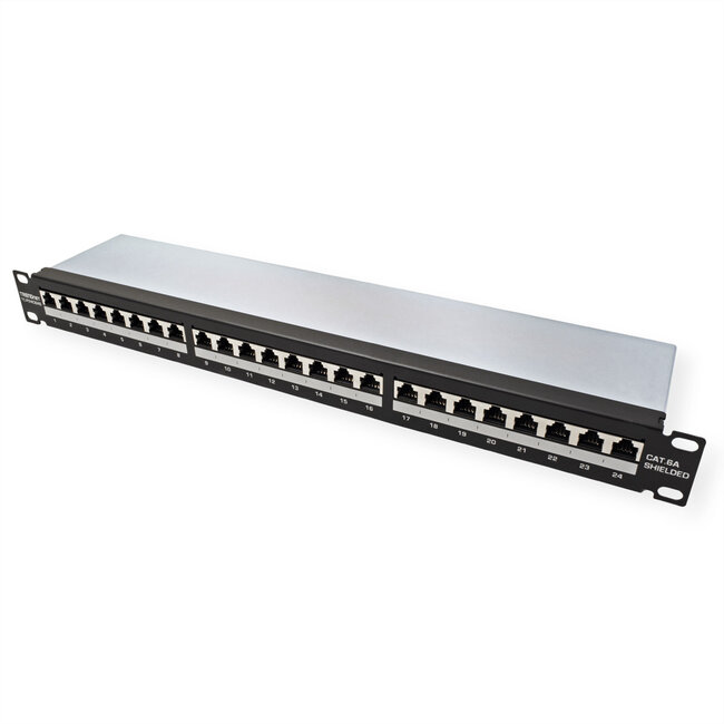 TRENDnet TC-P24C6AS Patchpaneel, 24-poorts Cat6A afgeschermd