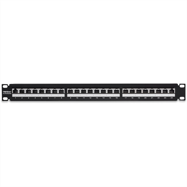 TRENDnet TC-P24C6AS Patchpaneel, 24-poorts Cat6A afgeschermd