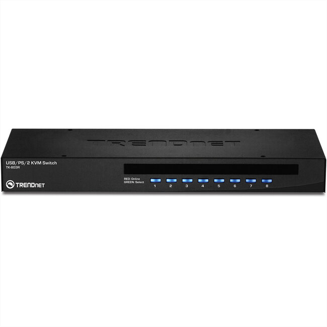 TRENDnet TK-803R KVM-switch 8-poorts USB/PS/2 Rack Mount