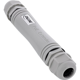 InLine InLine® PoE+-extender, 30W, 1Gb/s, IP67, cascadeerbaar