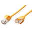 ROLINE F/UTP DataCenter Patchkabel Cat.6A (Class EA), LSOH, extra dun, geel, 1,5 m
