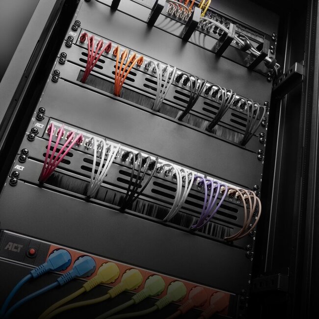 SFTP CAT7 slimline flexibele netwerkkabel | LSZH | zwart | 2 meter