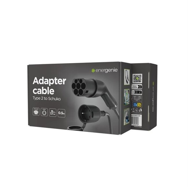 Energenie EV Type 2 - CEE 7/3 stopcontact adapter | 3,68kW | 0,50 meter