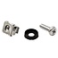 M5 schroevenset voor 10 inch / 19 inch componenten | zilver | 50 stuks