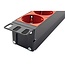 Bachmann 19 inch stekkerdoos | IEC C20 - 9x CEE 7/3 | 1U | zwart | 2 meter